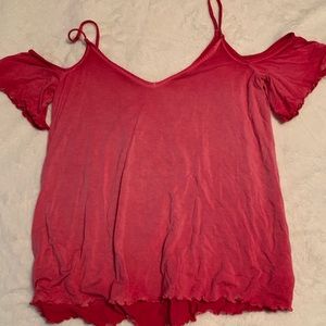 American eagle off the shoulder tank top